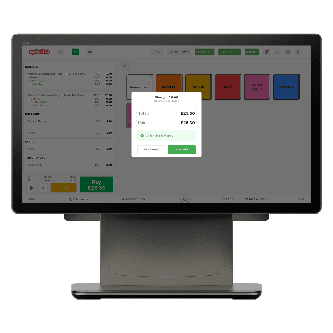 Sunmi D3 PRO with NFC payments